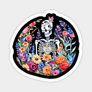 Broken Hearted Skeleton Magnet