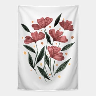Cute florals - neutral palette Tapestry