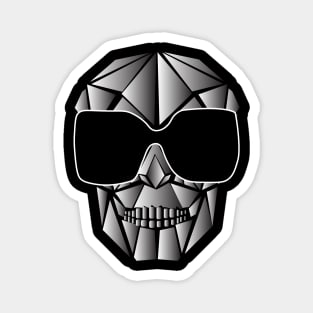 Skull With Sunglasses Magnet