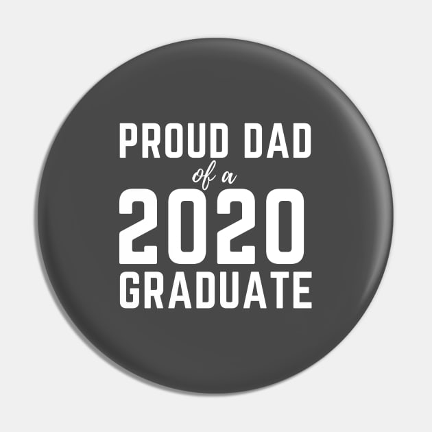 Proud Dad Of A 2020 Graduate Senior Class Graduation Pin by busines_night