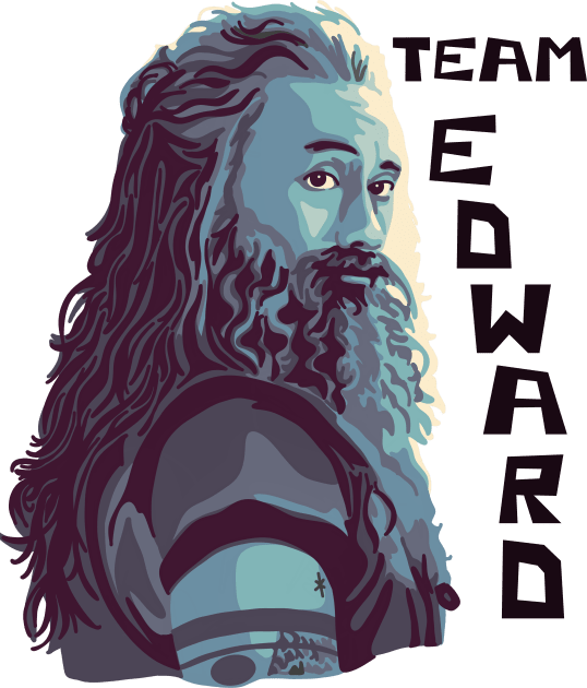 Team Edward Teach (Blackbeard) Kids T-Shirt by Slightly Unhinged