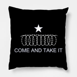 Come and Take It Razor Wire Edition Pillow