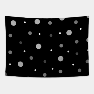 black and white pattern design Tapestry