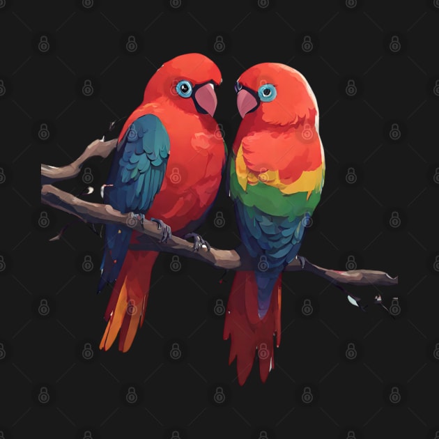 LOVE BIRDS YOU AND I by Nomad ART