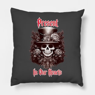 Día de Muertos Present In Our Hearts Pillow