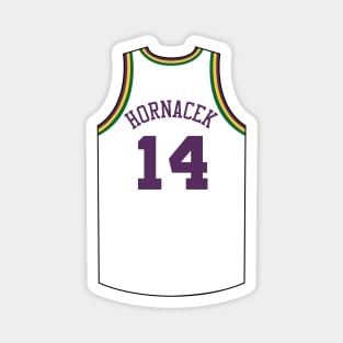 Jeff Hornacek Utah Jersey Qiangy Magnet