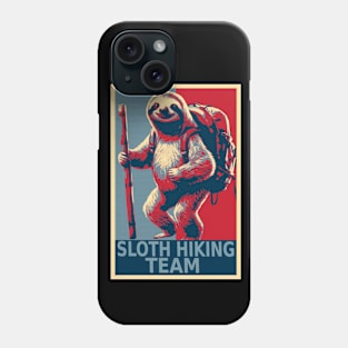 Sloth Hiking Team Funny Sloth Phone Case