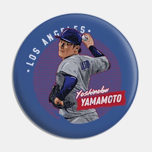 Yoshinobu Yamamoto Los Angeles D Dots Pin