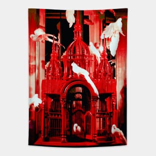 Doves in the Red House Tapestry