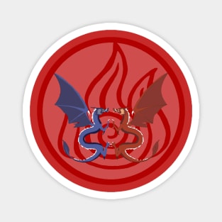 Ran and Shaw Fire Nation Magnet