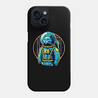 Astronaut cat Phone Case