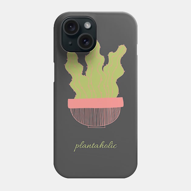 Plantaholic Phone Case by Print Horizon