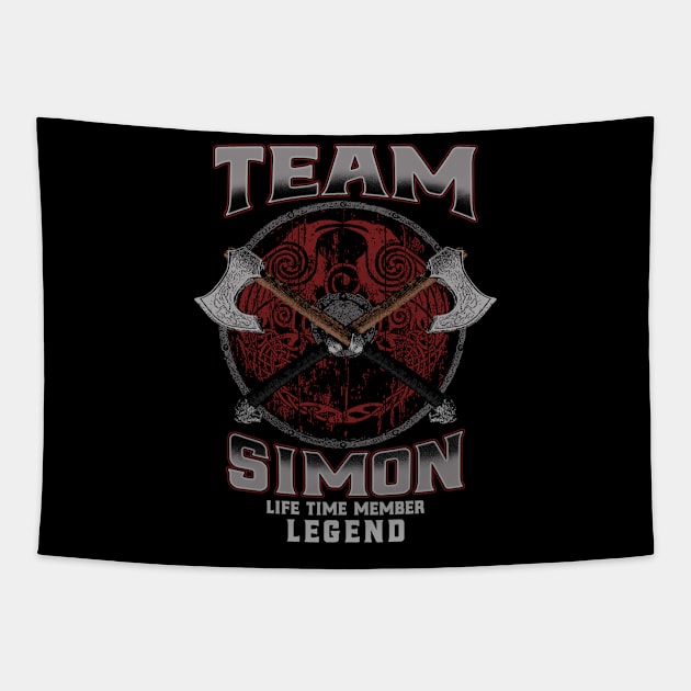 Simon - Life Time Member Legend Tapestry by Stacy Peters Art