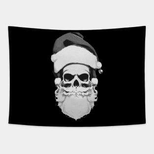 Skull Santa Claus Tapestry