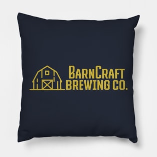 BarnCraft Navy / Old Gold Pillow