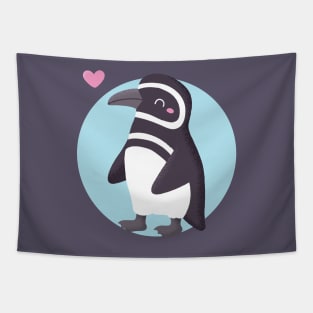 Cute Penguin Of Matching Pair Tapestry