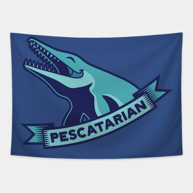 Happy Pescatarian Tapestry by DCLawrenceUK