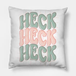 Triple Heck (Mint / Pink) Pillow