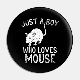 Just A Boy Who Loves Mouse Pin