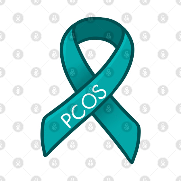 PCOS Awareness Ribbon by leashonlife