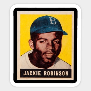 Jackie Robinson Retired Number Sticker Brooklyn 42 