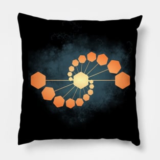 Abstract Hexagonal Design Pillow