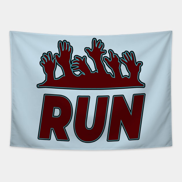 Run (from Zombies) Tapestry by GoingNerdy