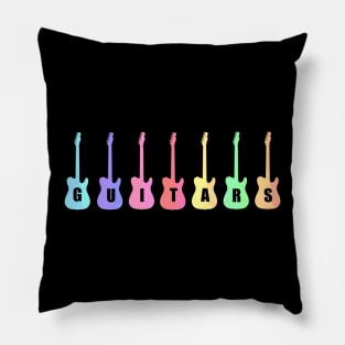 Rock And Roll Guitar Music Pillow