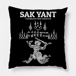 Antique Muay Thai Tattoo The Art of Eight Limbs Pillow