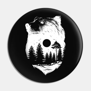 Brown Bear Spirit Animal Pin