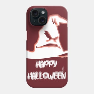 Happy Halloween Crazy Witch Hat Phone Case