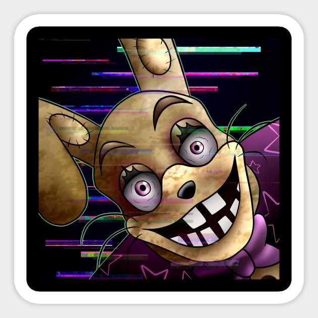 Glitchtrap (FNAF) sticker | Sticker