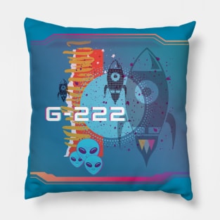 Rockets And Aliens Pillow