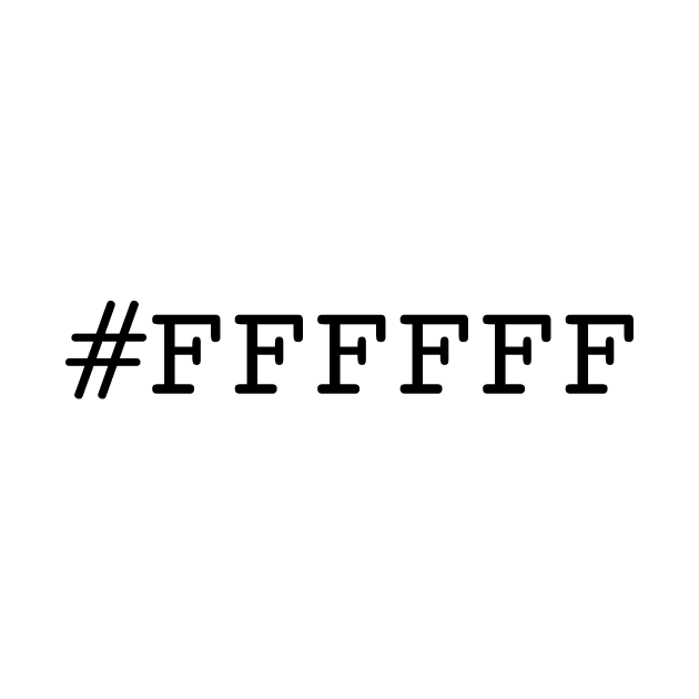 #FFFFFF by designminds1
