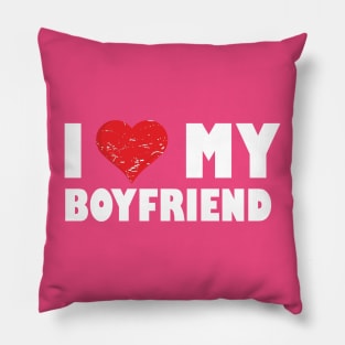 I Love My Boyfriend Pillow