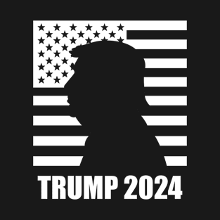 American Flag Design Trump 2024 T-Shirt