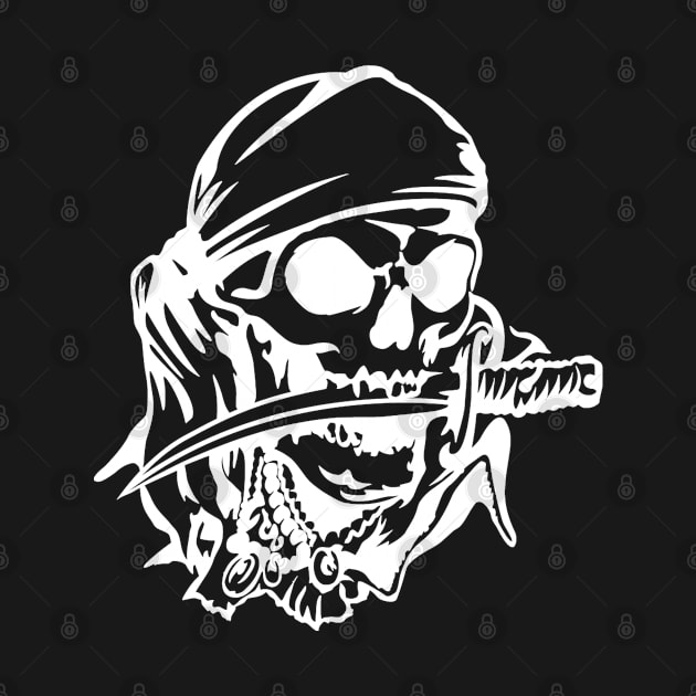 pirate skull by baikteman