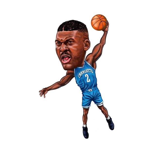 Larry Johnson Caricature by tabslabred