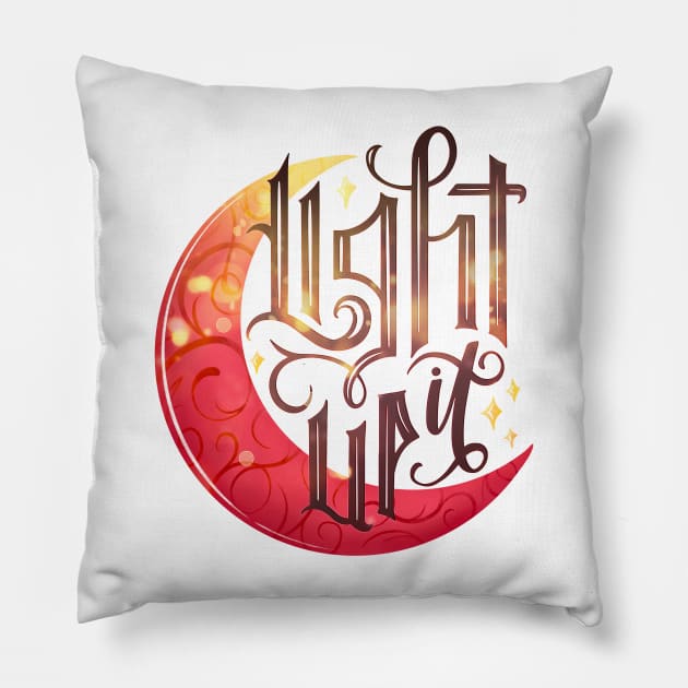 LIGHT IT UP Pillow by Catarinabookdesigns