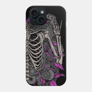 Metal Skeleton Phone Case