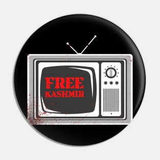 Free Kashmir - India Stop Genocide In Occupied Kashmir Pin