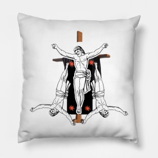 Jesus on the cross Pillow