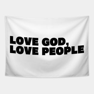 Love God, Love People Tapestry