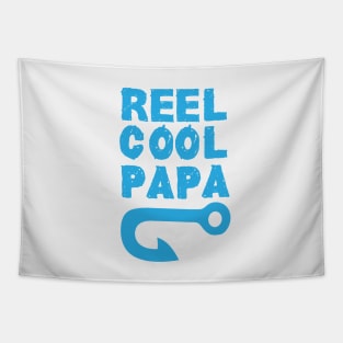 reel cool papa :fishing  gifts for dad and for fathers day Tapestry