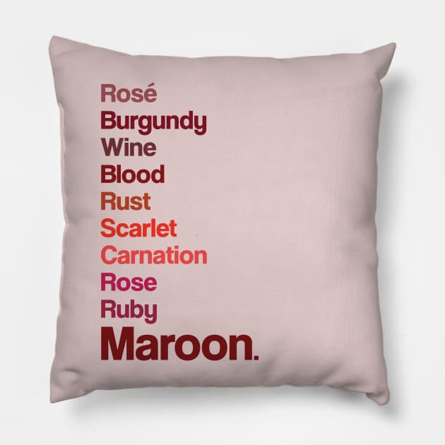 Shades of Red Pillow by fashionsforfans