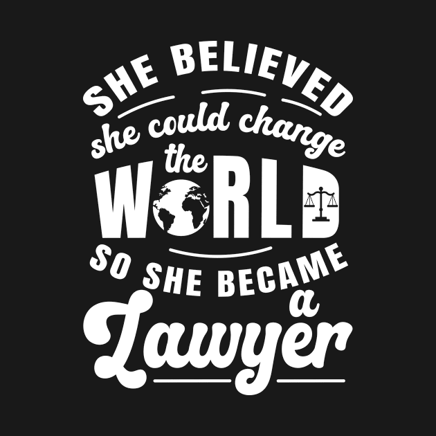 Women Lawyer by TheBestHumorApparel