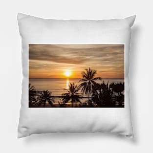 Tropical Sunset Pillow