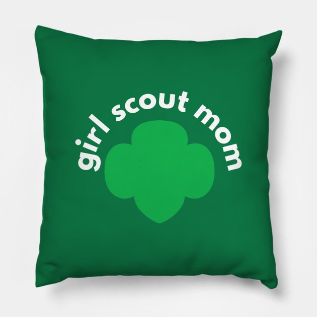 Proud Girl Scout Mom Pillow by We Love Pop Culture