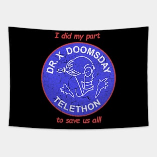 Dr. X's Annual Save the World Telethon Tapestry