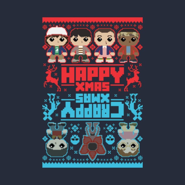 Stranger "Pixels" Things Xmas by diegocallaghan@gmail.com